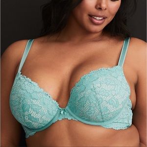 Torrid Blue Push Up Plunge 46C